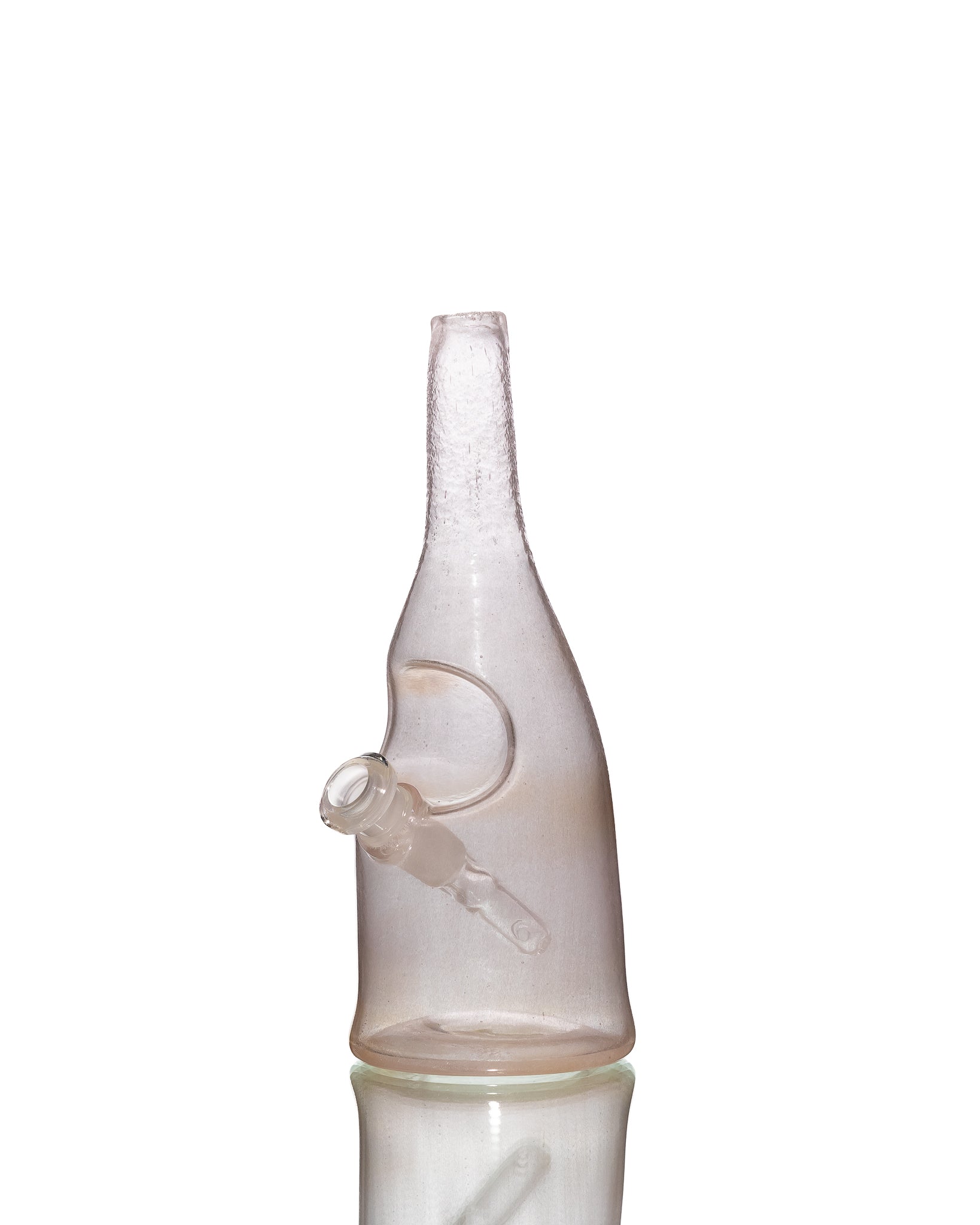 Costa Glass - Sake Bottle Bubbler - Frosted White