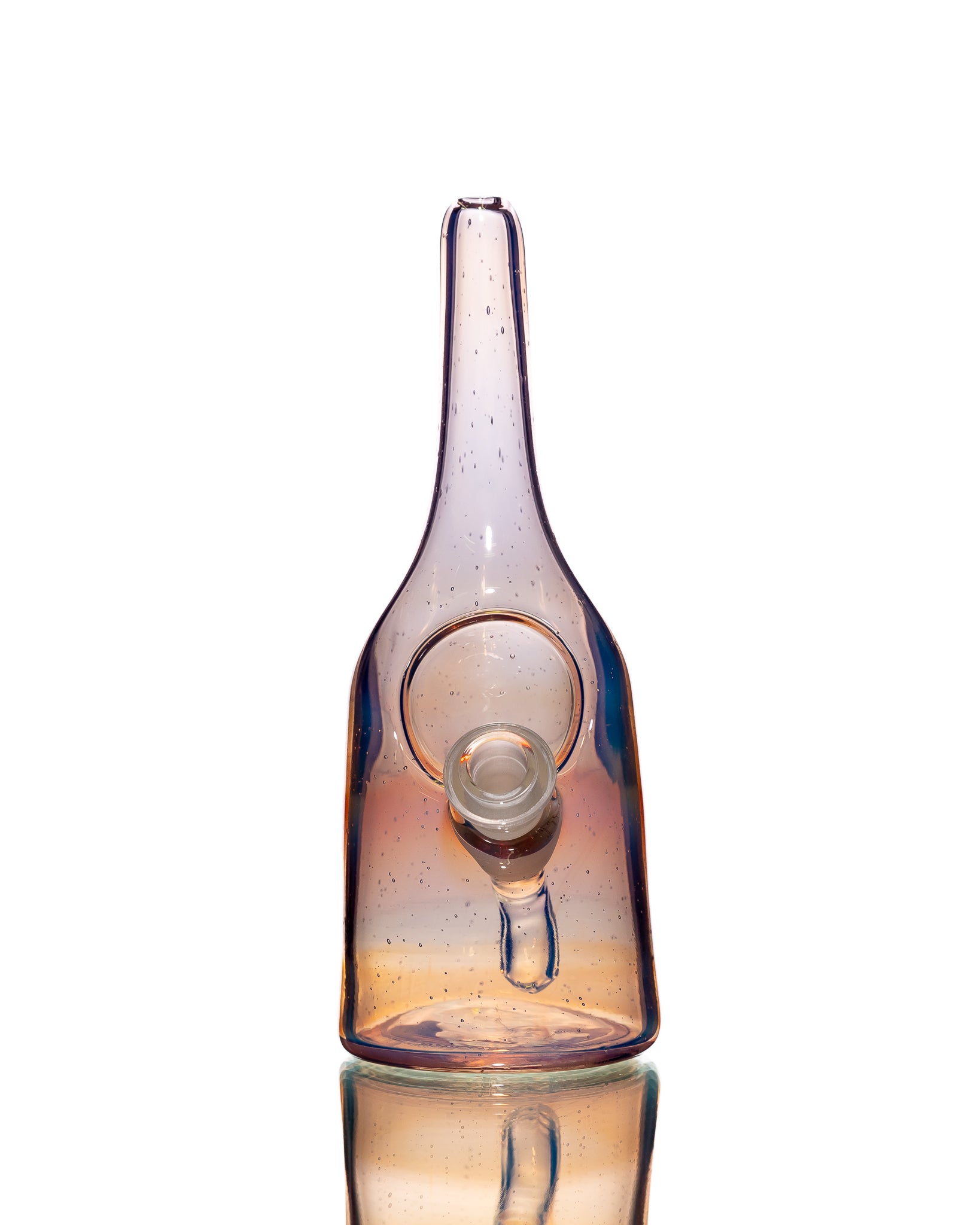 Costa Glass - Sake Bottle Bubbler - Purple & Orange (CFL)