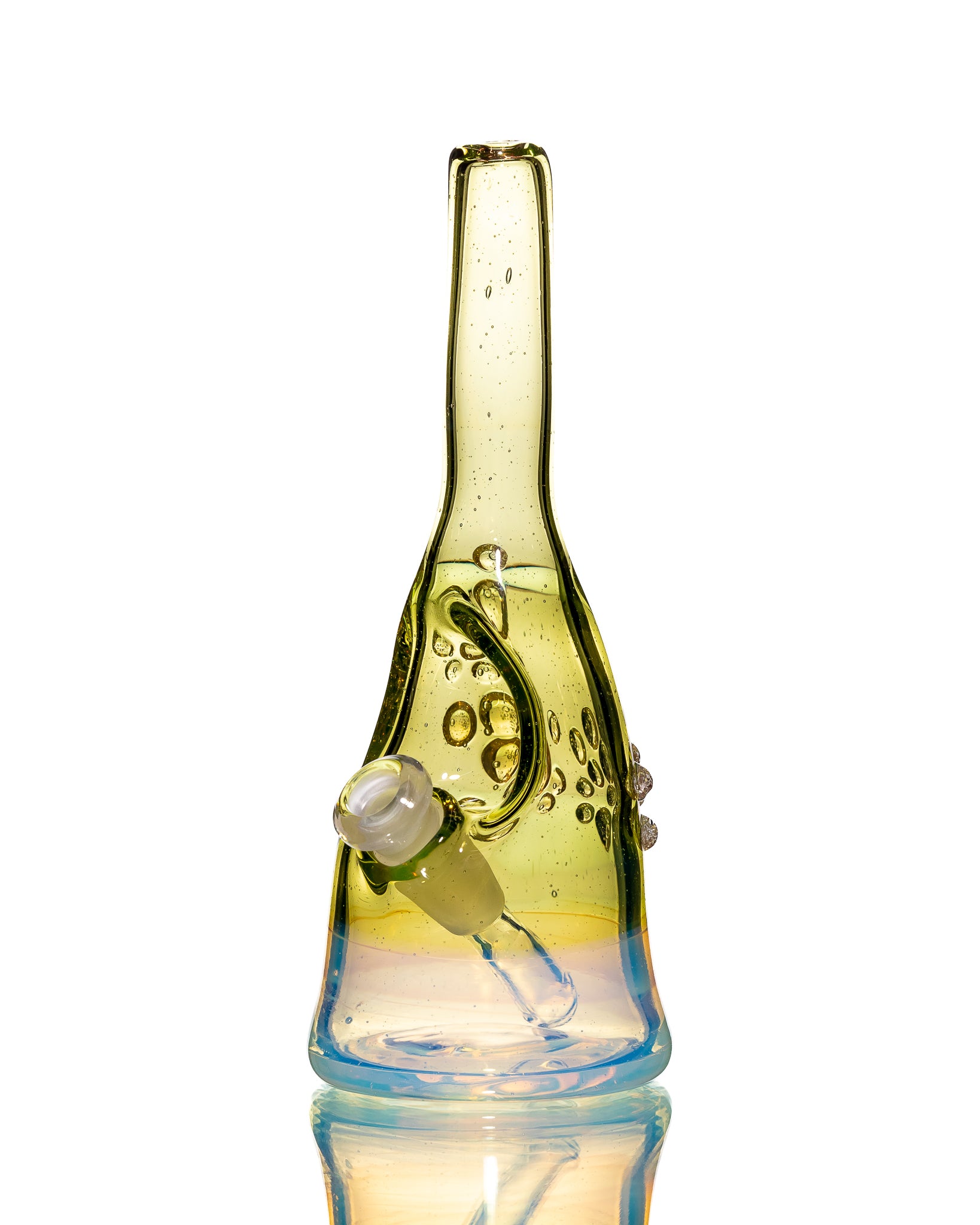 Costa Glass - Sake Bottle Bubbler - Green & Blue (CFL)