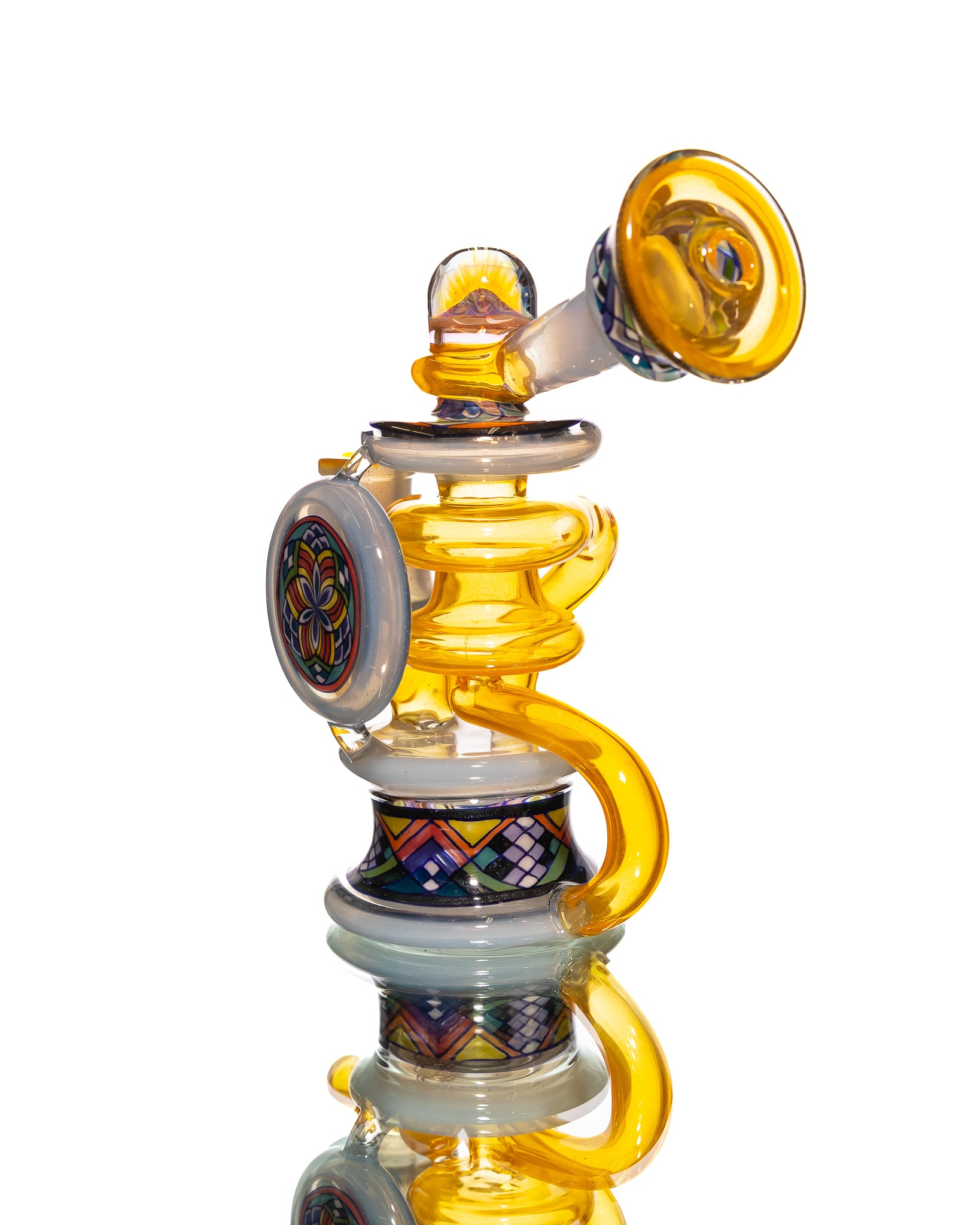 Freeek Glass - Single Uptake Terpcycler - Orange & Blue