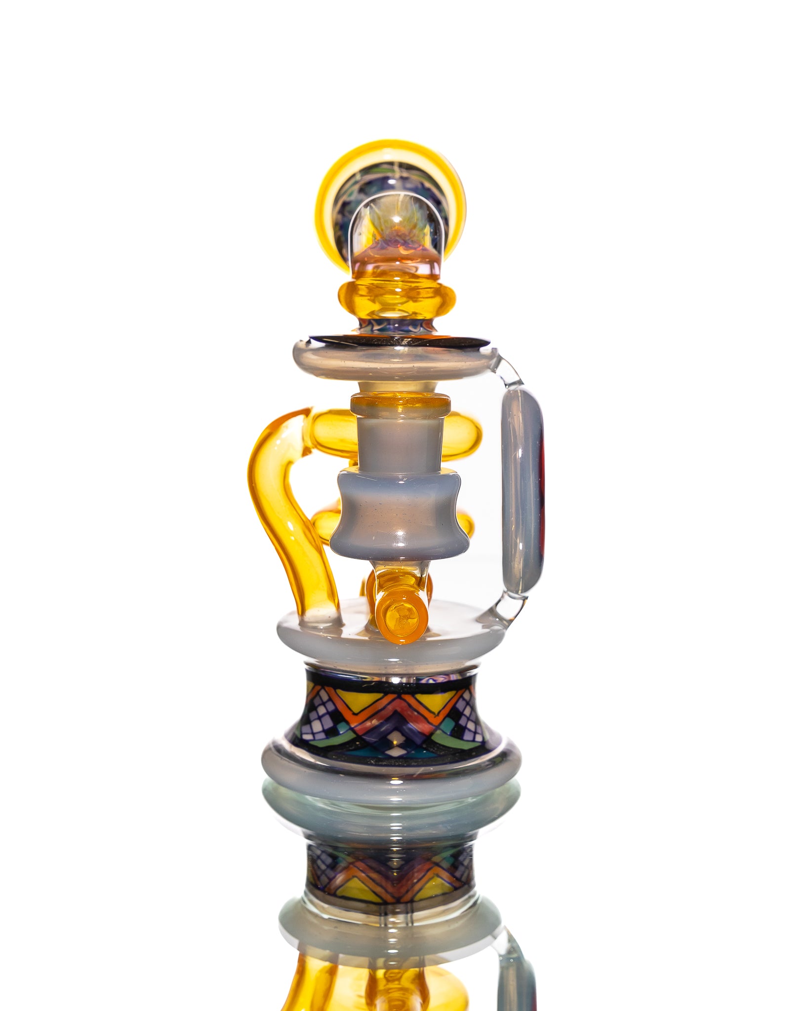 Freeek Glass - Single Uptake Terpcycler - Orange & Blue