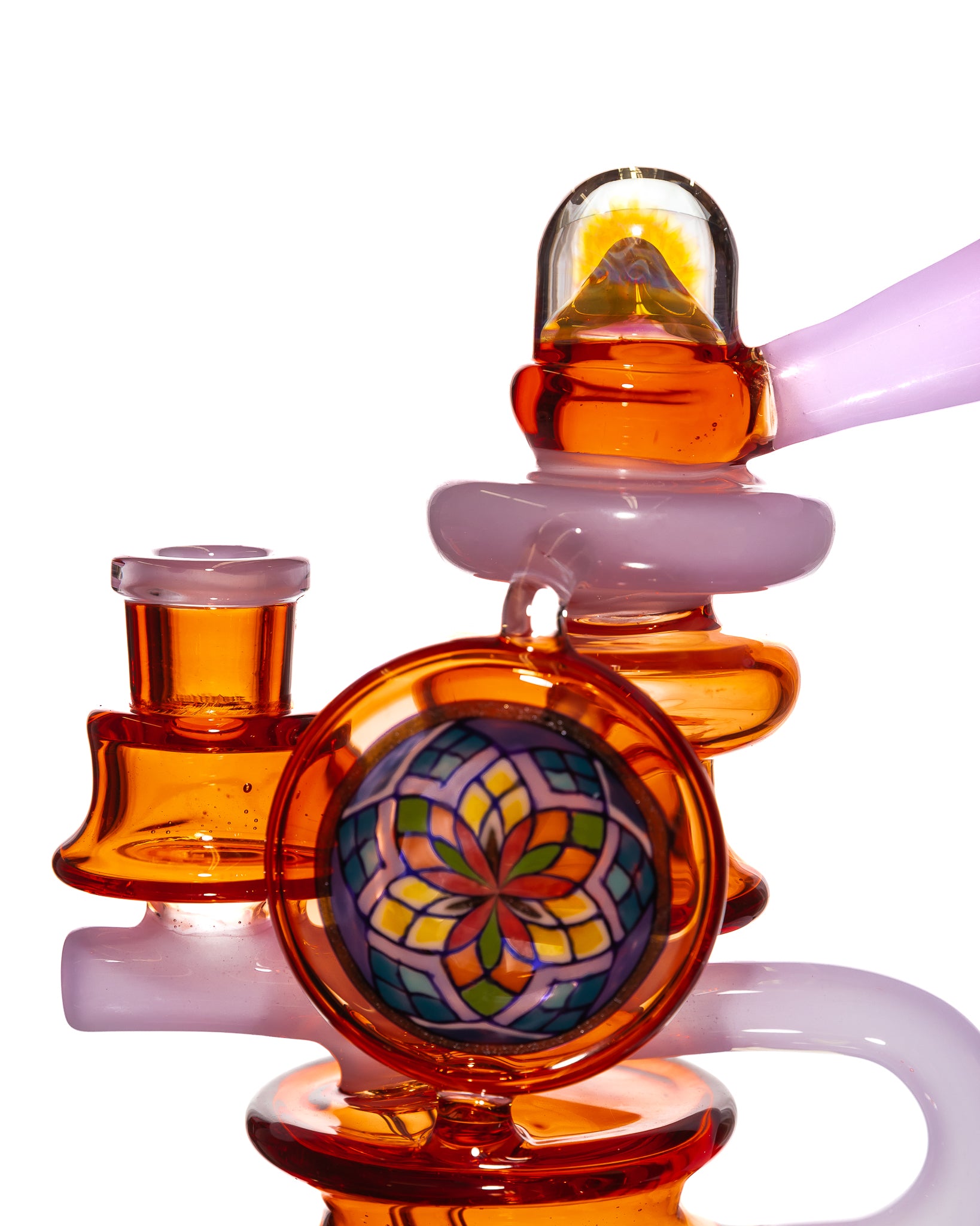 Freeek Glass - Single Uptake Terpcycler - Red & Purple