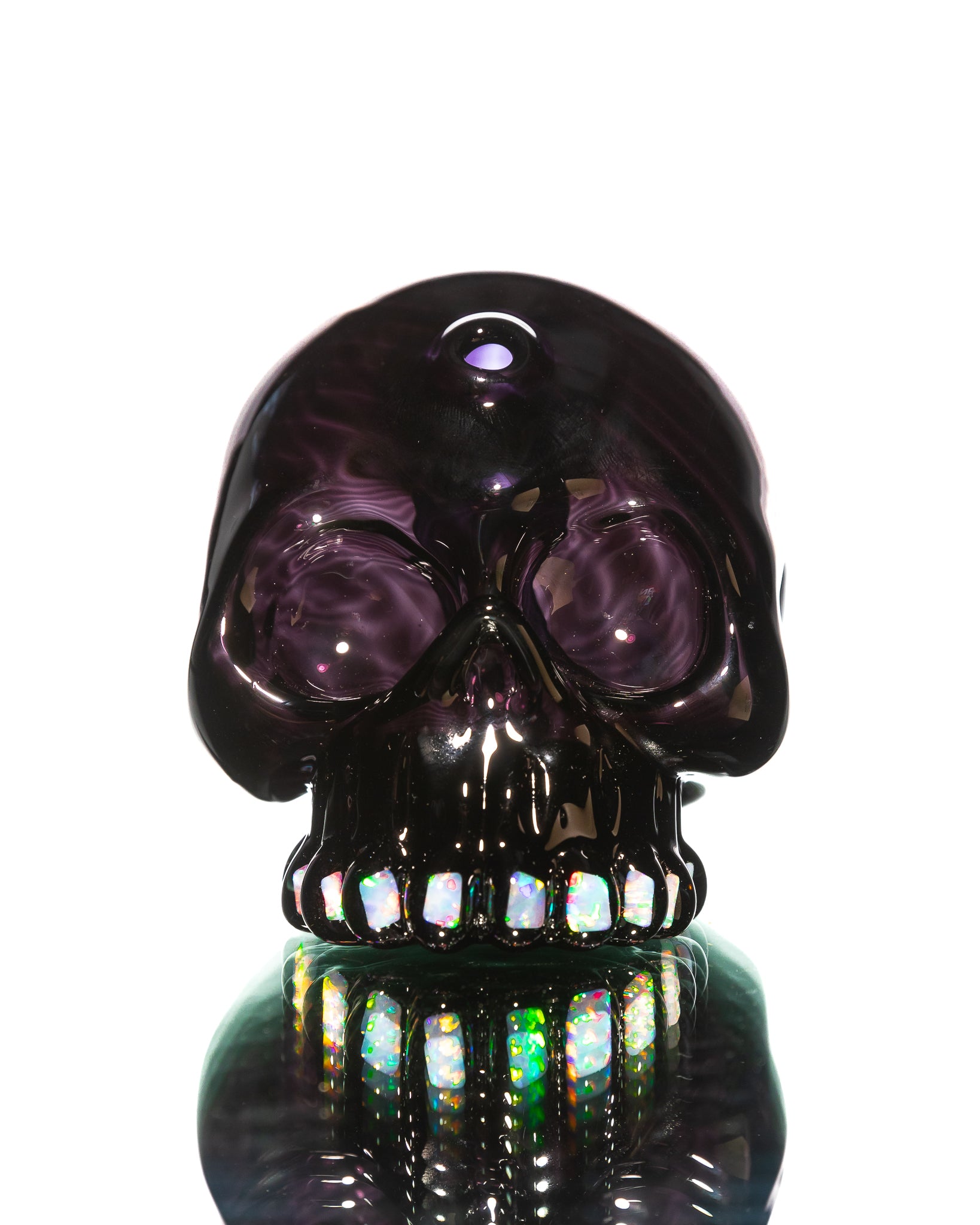 Carsten Carlile - Shredder Skull - Dark Purple Crushed Opal