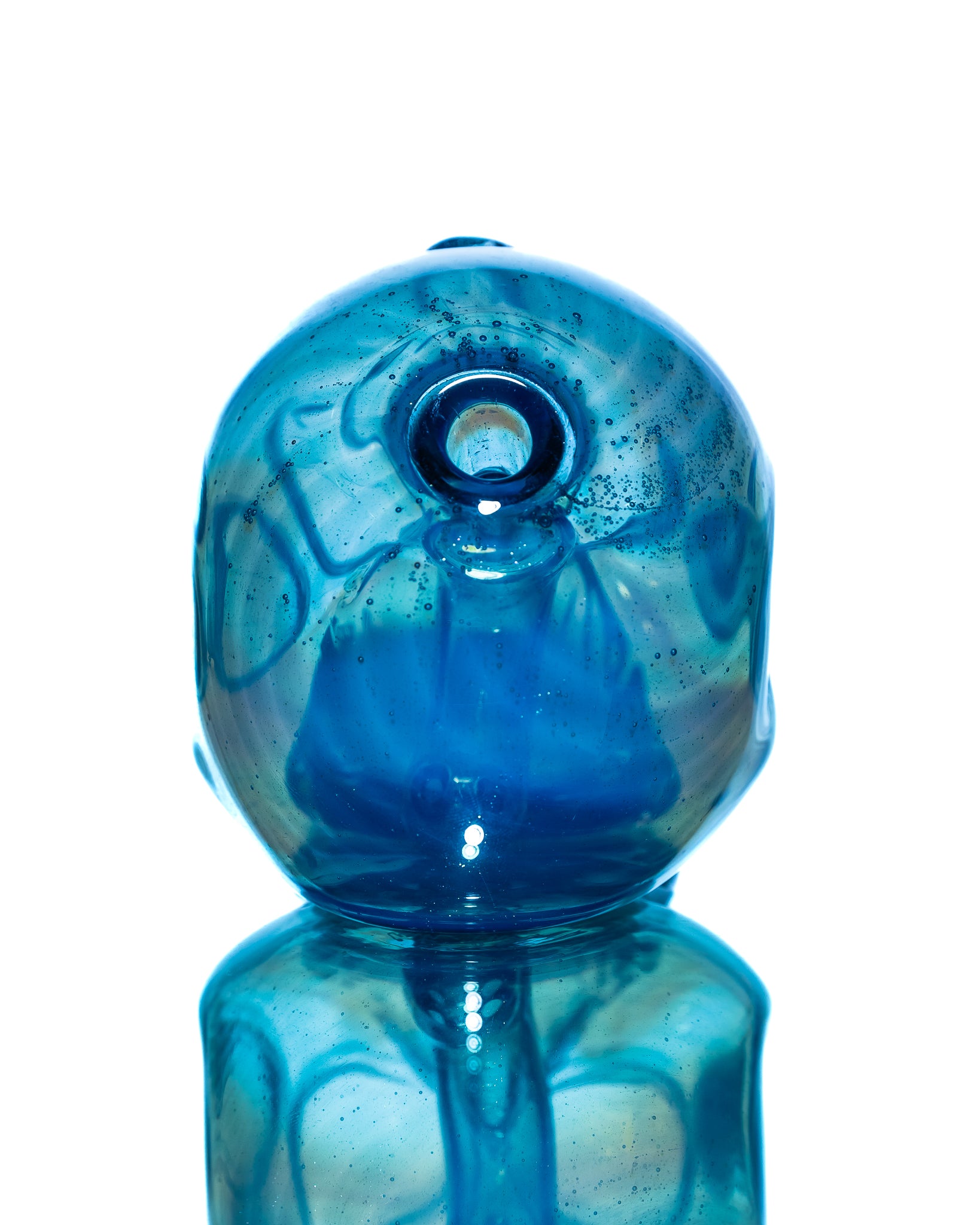 Carsten Carlile - Shredder Skull - Blue Crushed Opal