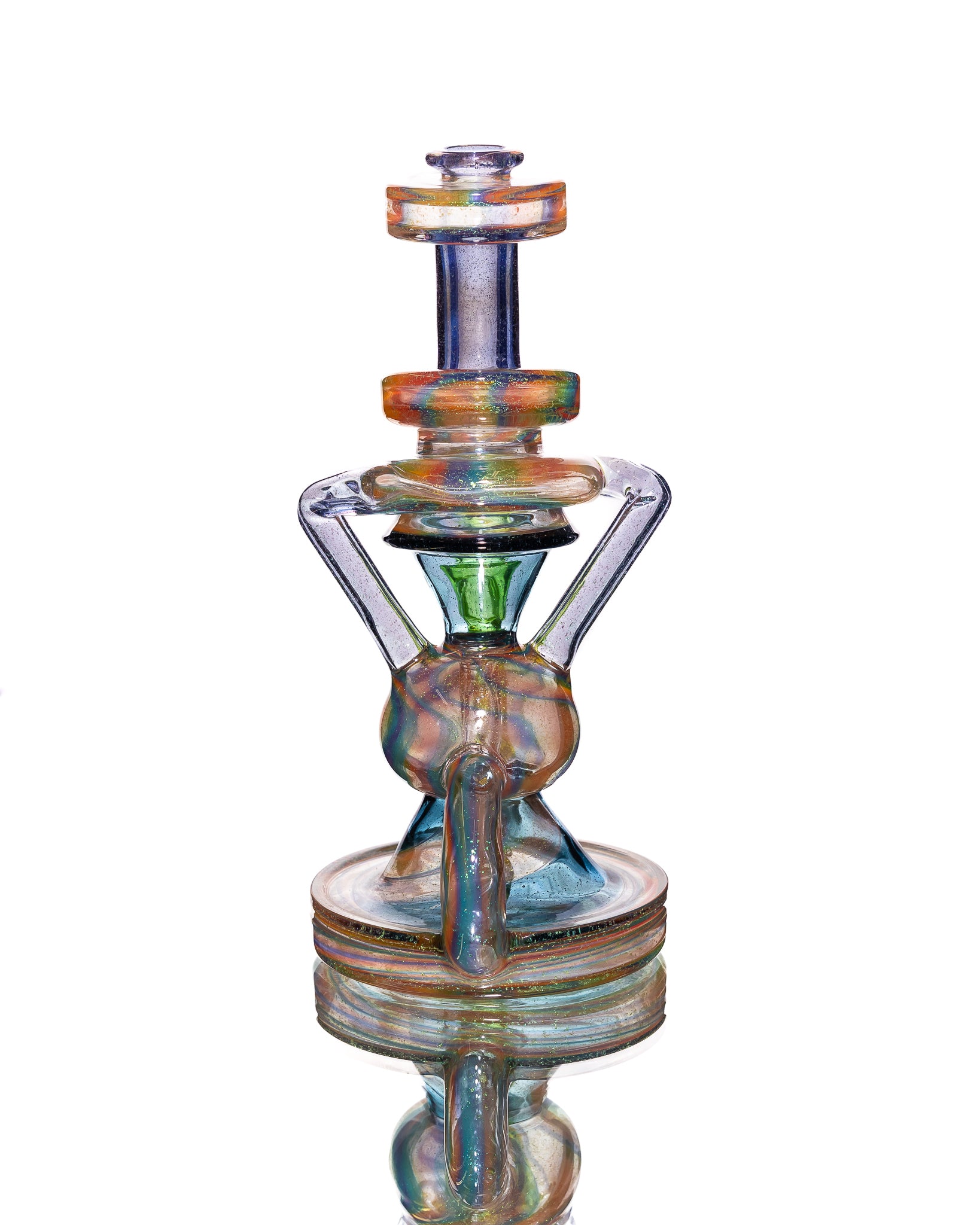 Michael Shea - Double Klein Recycler - Rainbow & Green