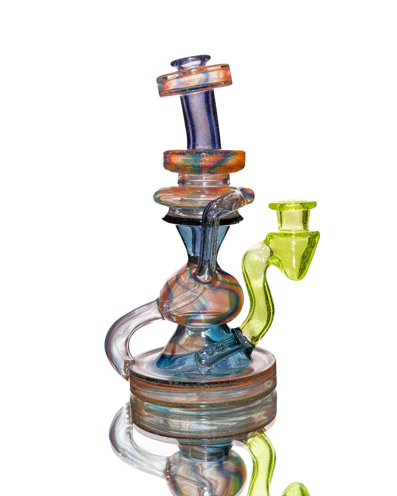 Michael Shea - Double Klein Recycler - Rainbow & Green