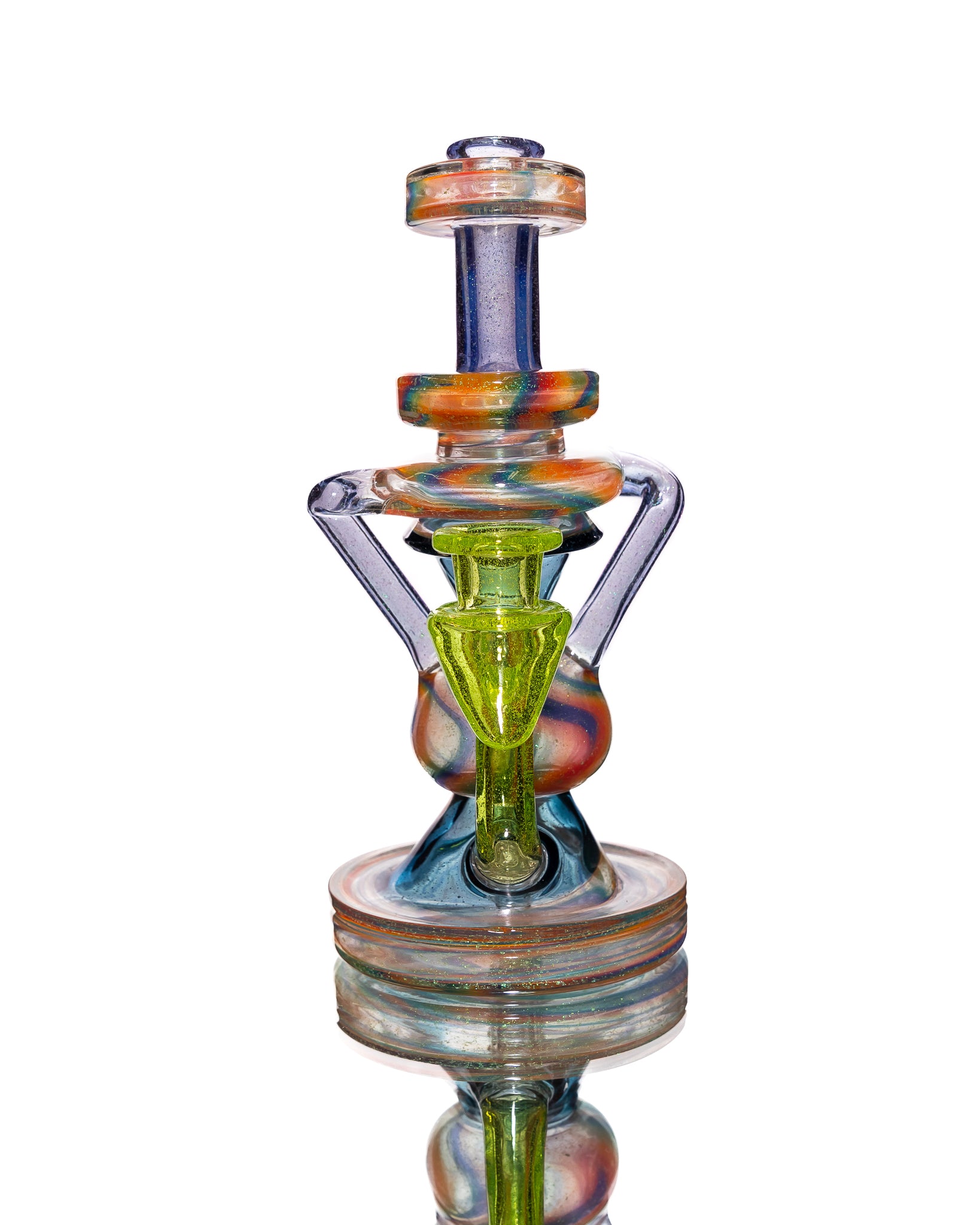Michael Shea - Double Klein Recycler - Rainbow & Green