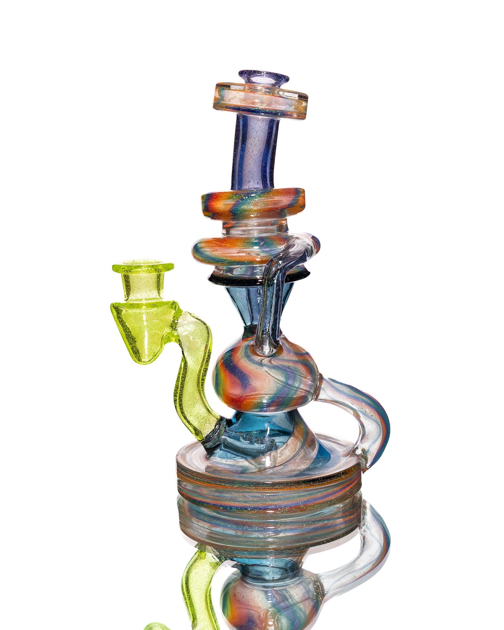 Michael Shea - Double Klein Recycler - Rainbow & Green