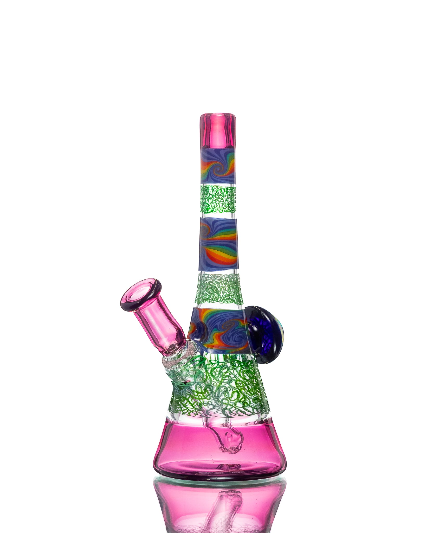 Chuck B - Squiggletech Rig - Pink & Green (UV)