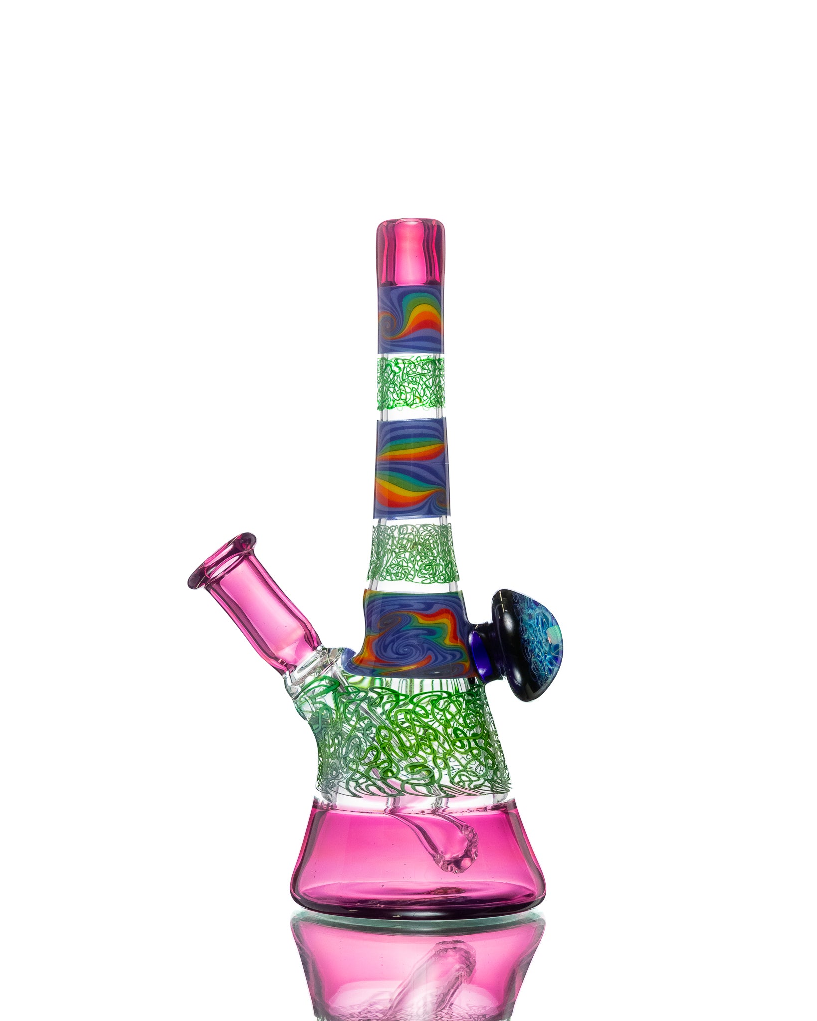 Chuck B - Squiggletech Rig - Pink & Green (UV)