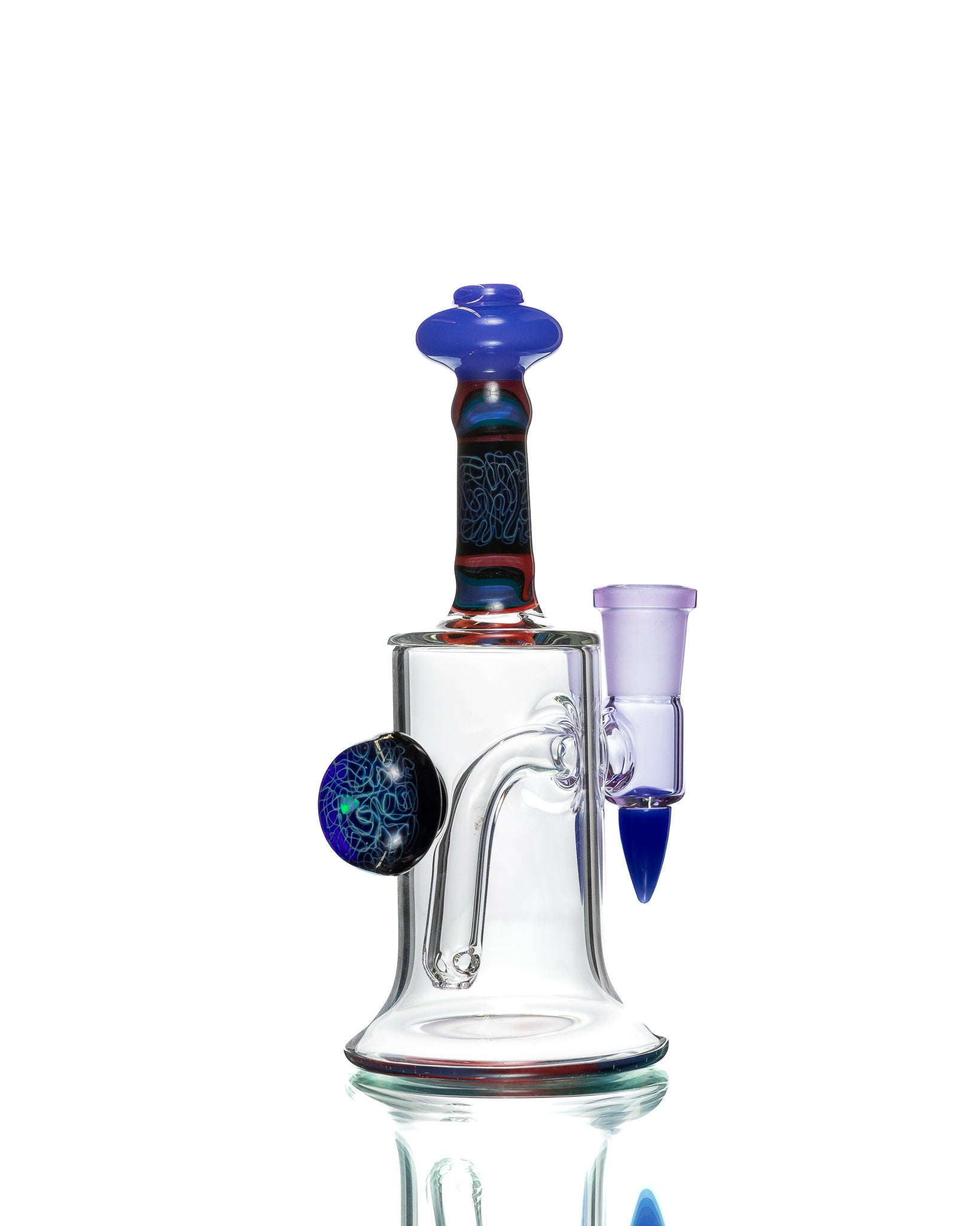 Chuck B - Clear Can - Red & Blue