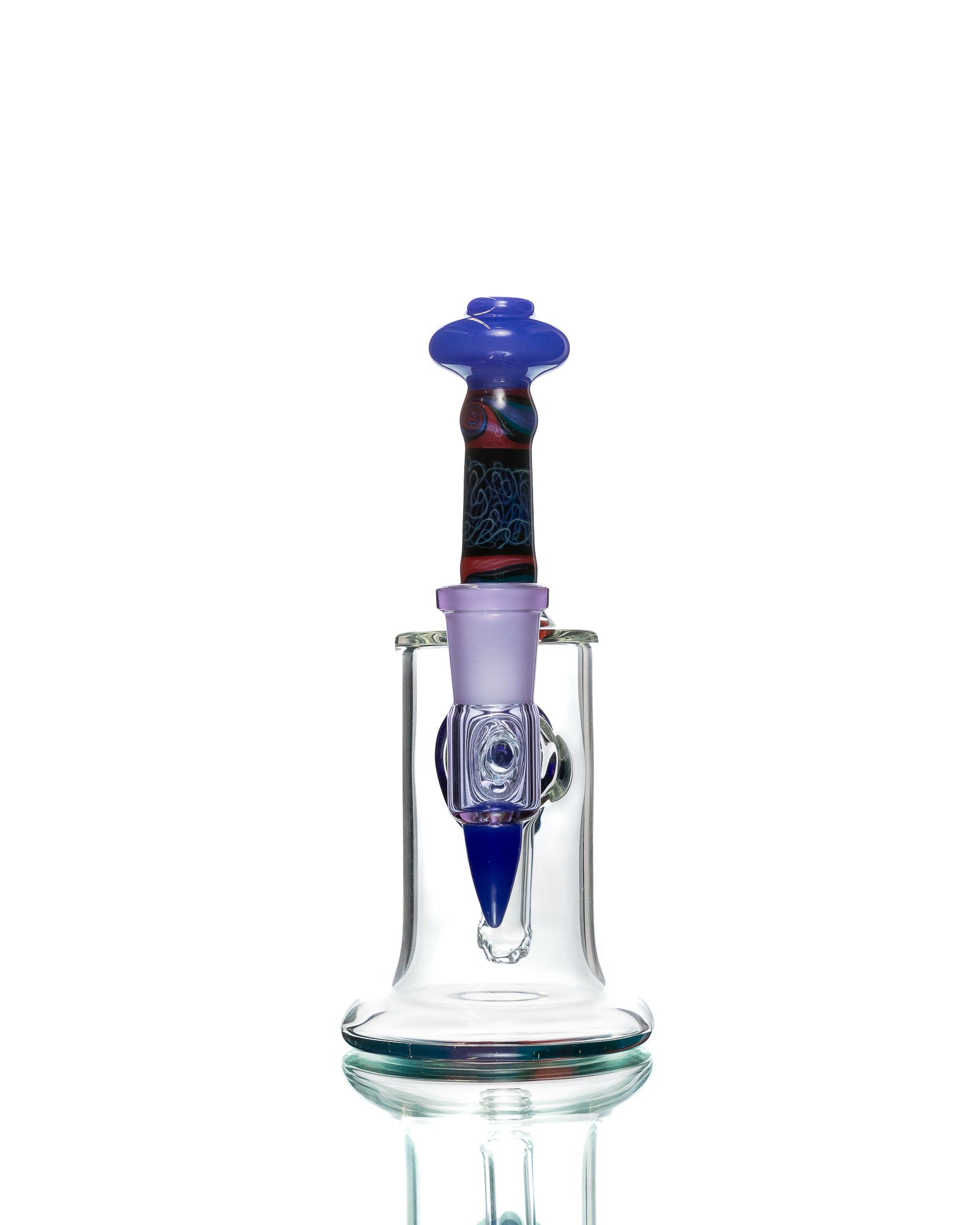 Chuck B - Clear Can - Red & Blue