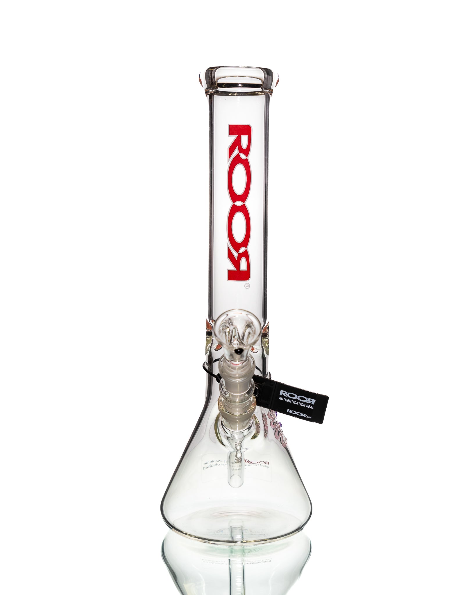 ROOR - 14" Classic Beaker - Red & White