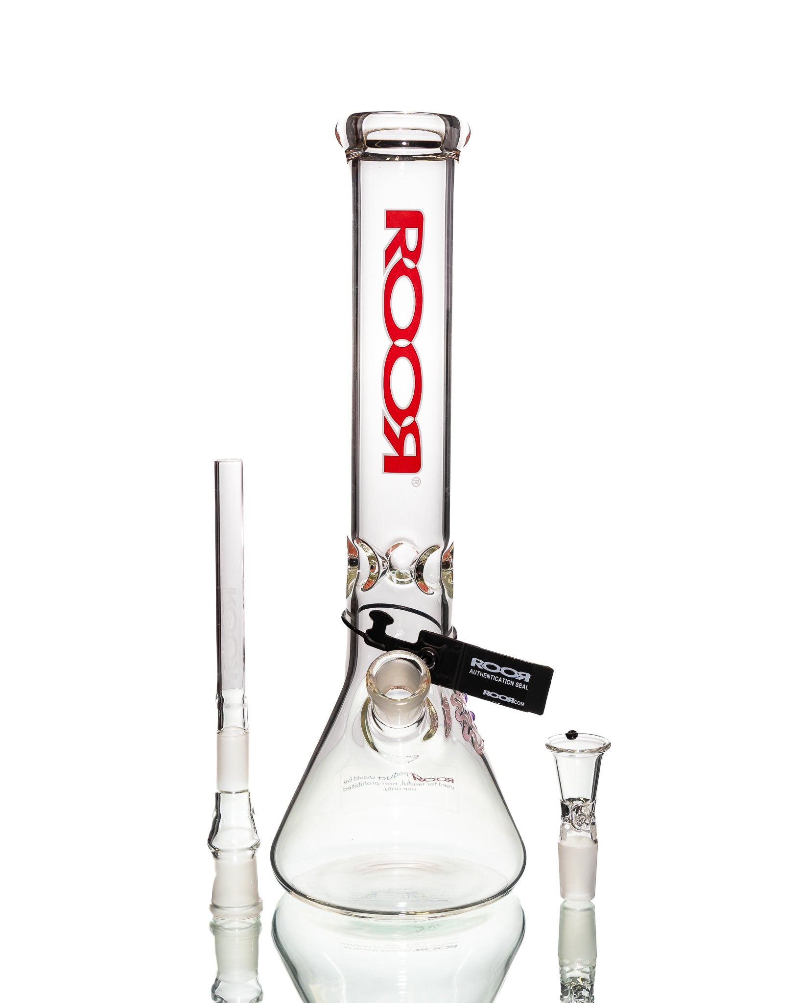 ROOR - 14" Classic Beaker - Red & White