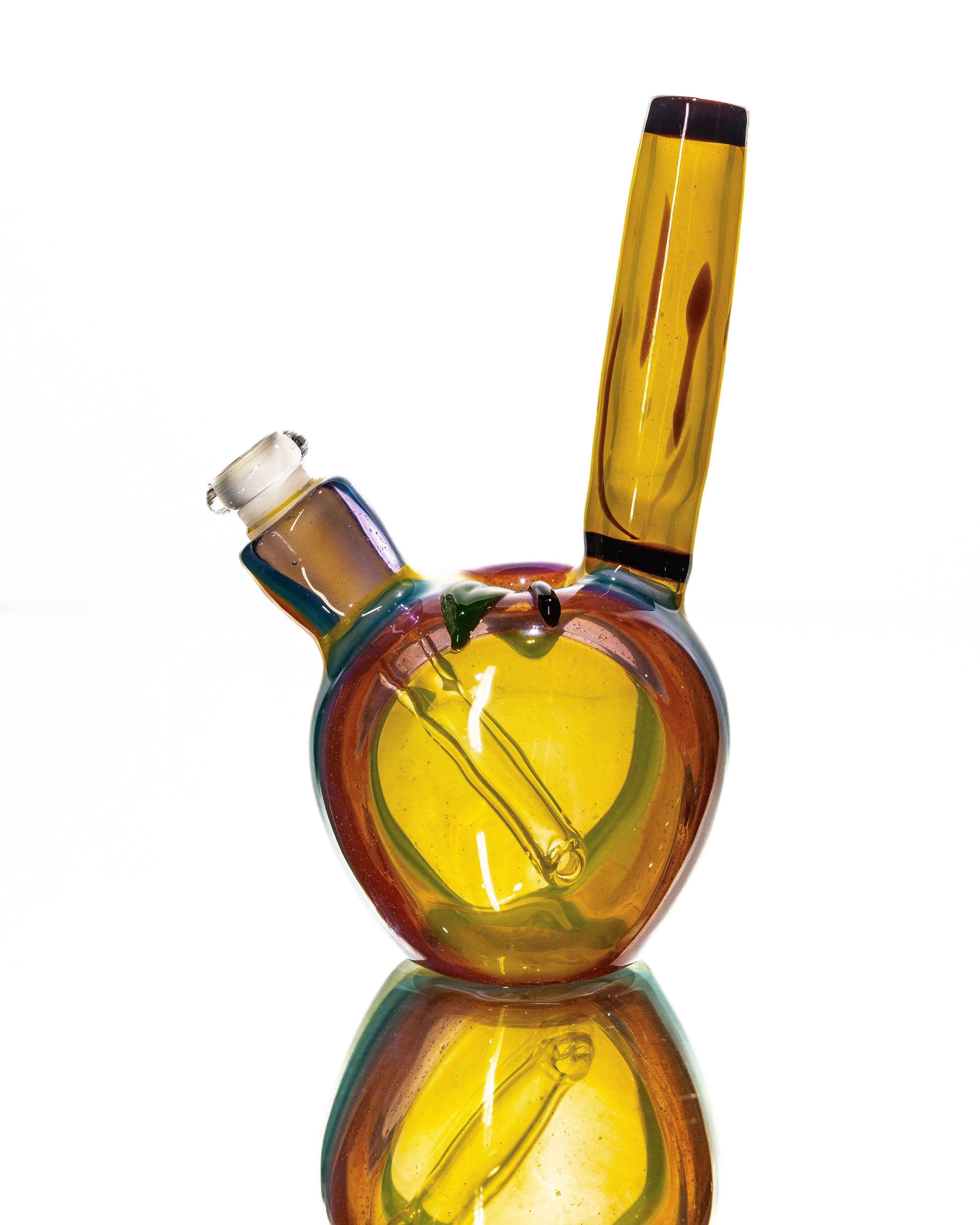 Glass by Boots - Apple w/ Banana Straw Bubbler