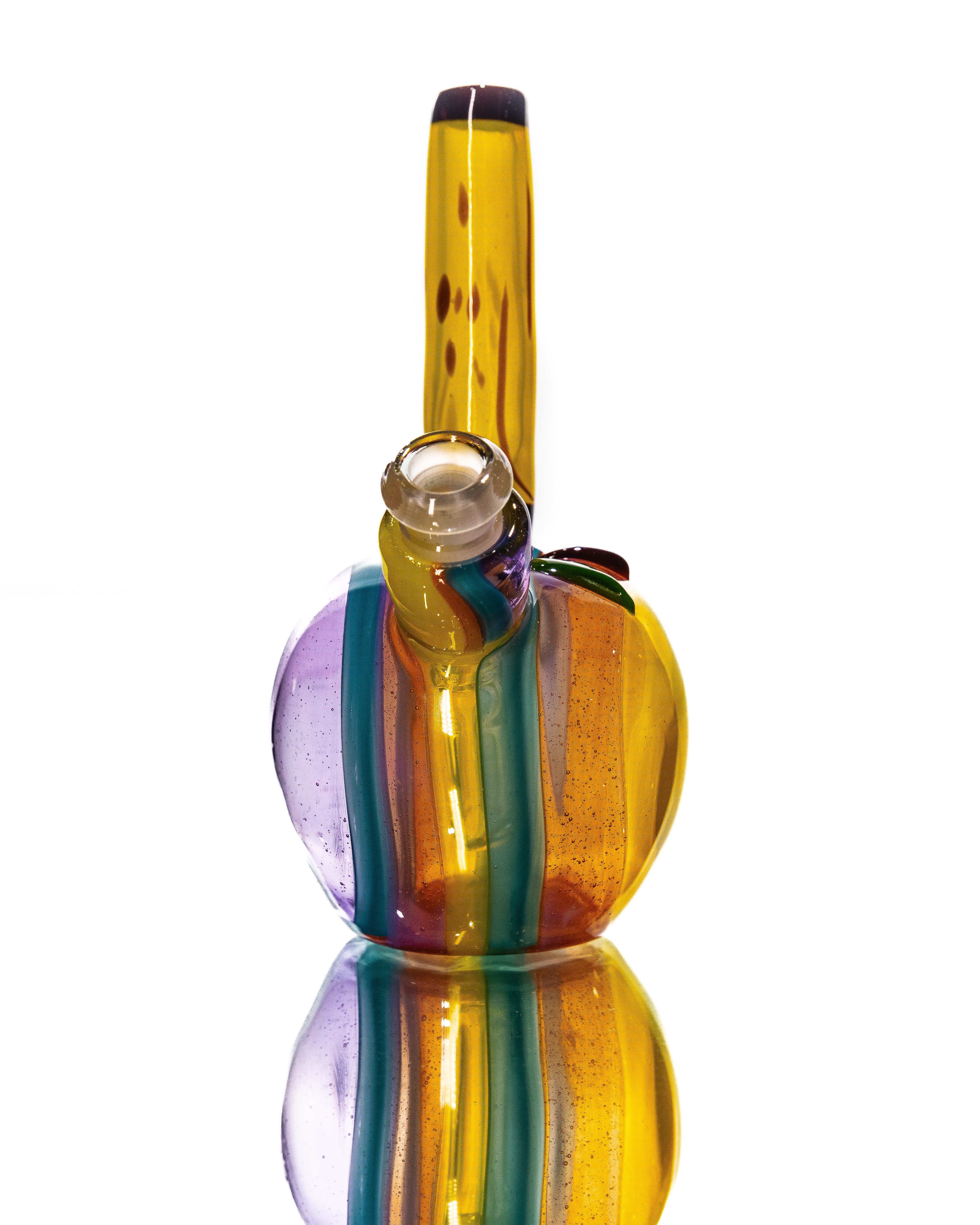 Glass by Boots - Apple w/ Banana Straw Bubbler