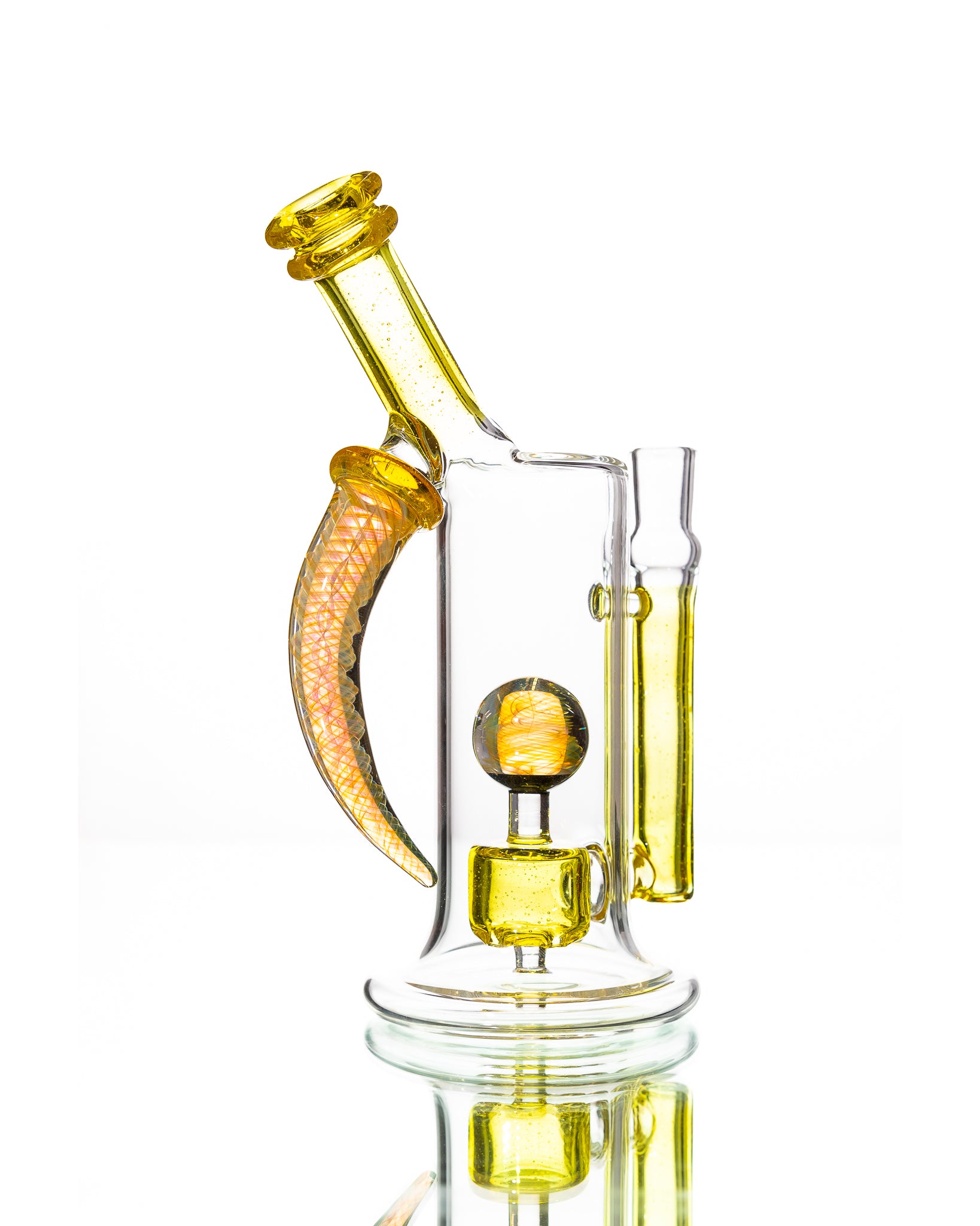 Aaron B - Yellow Horn Bubbler