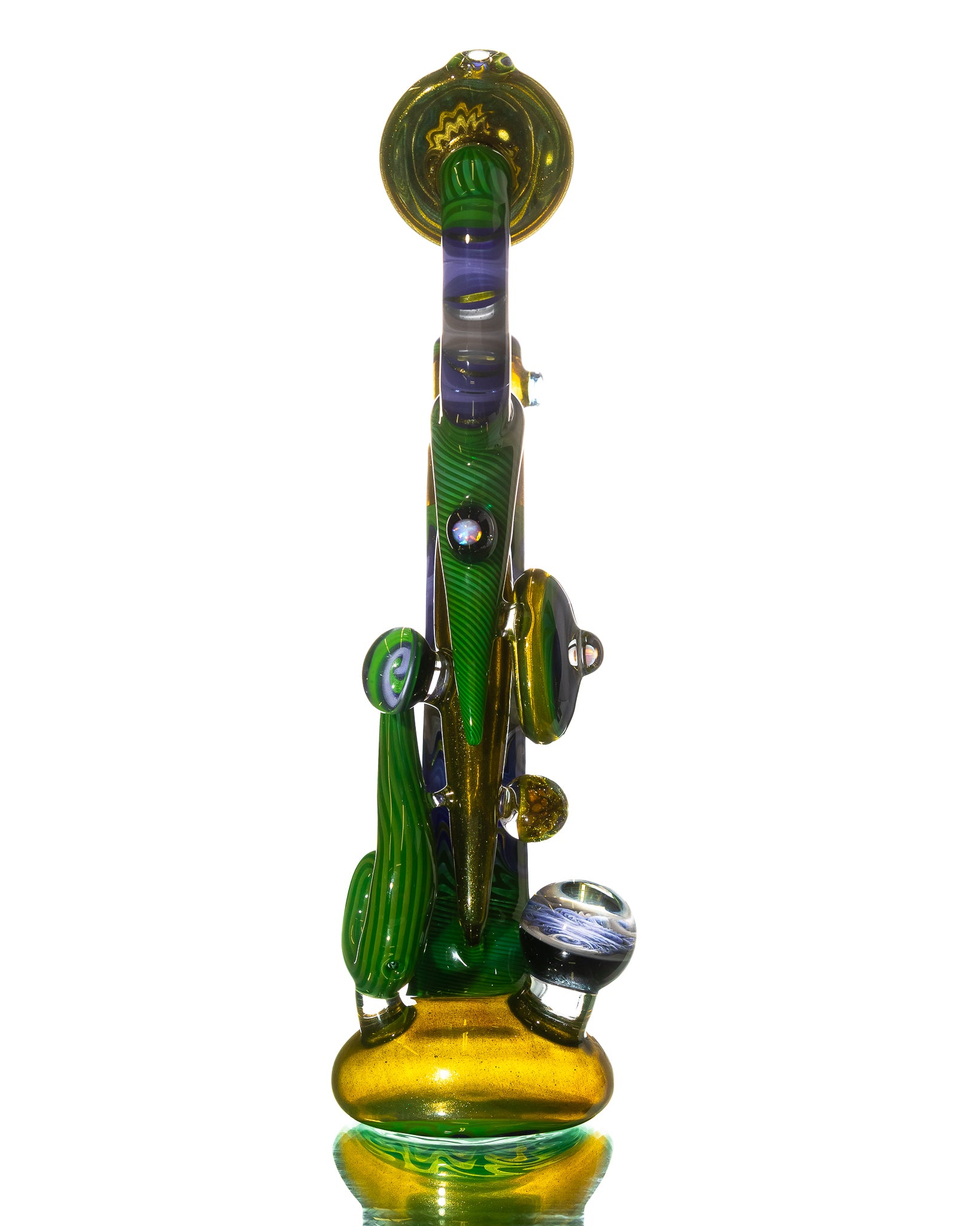 Aaron B - Water Pipe - Green & Purple