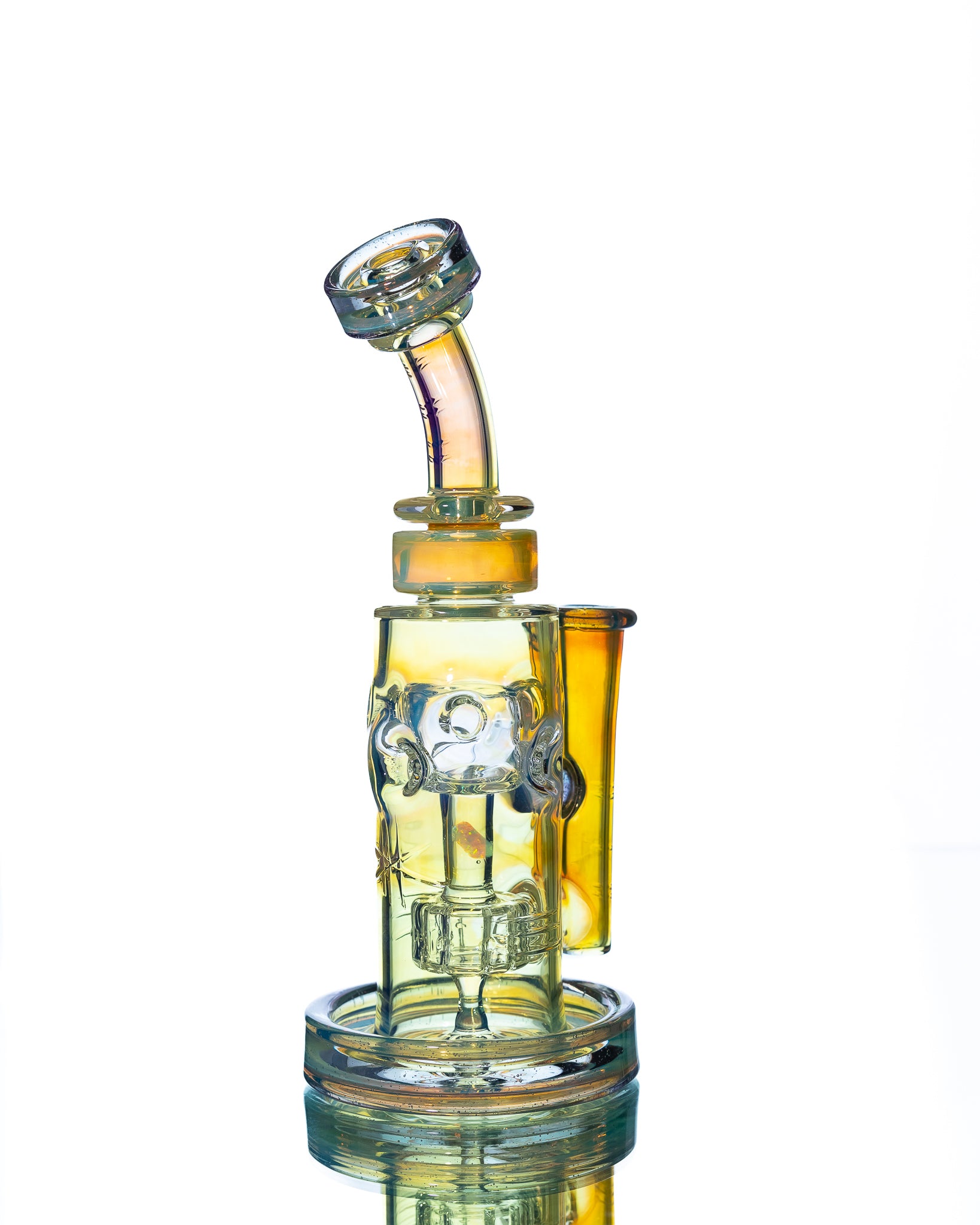 Bronx Glass - Jammer - Light Yellow & Blue