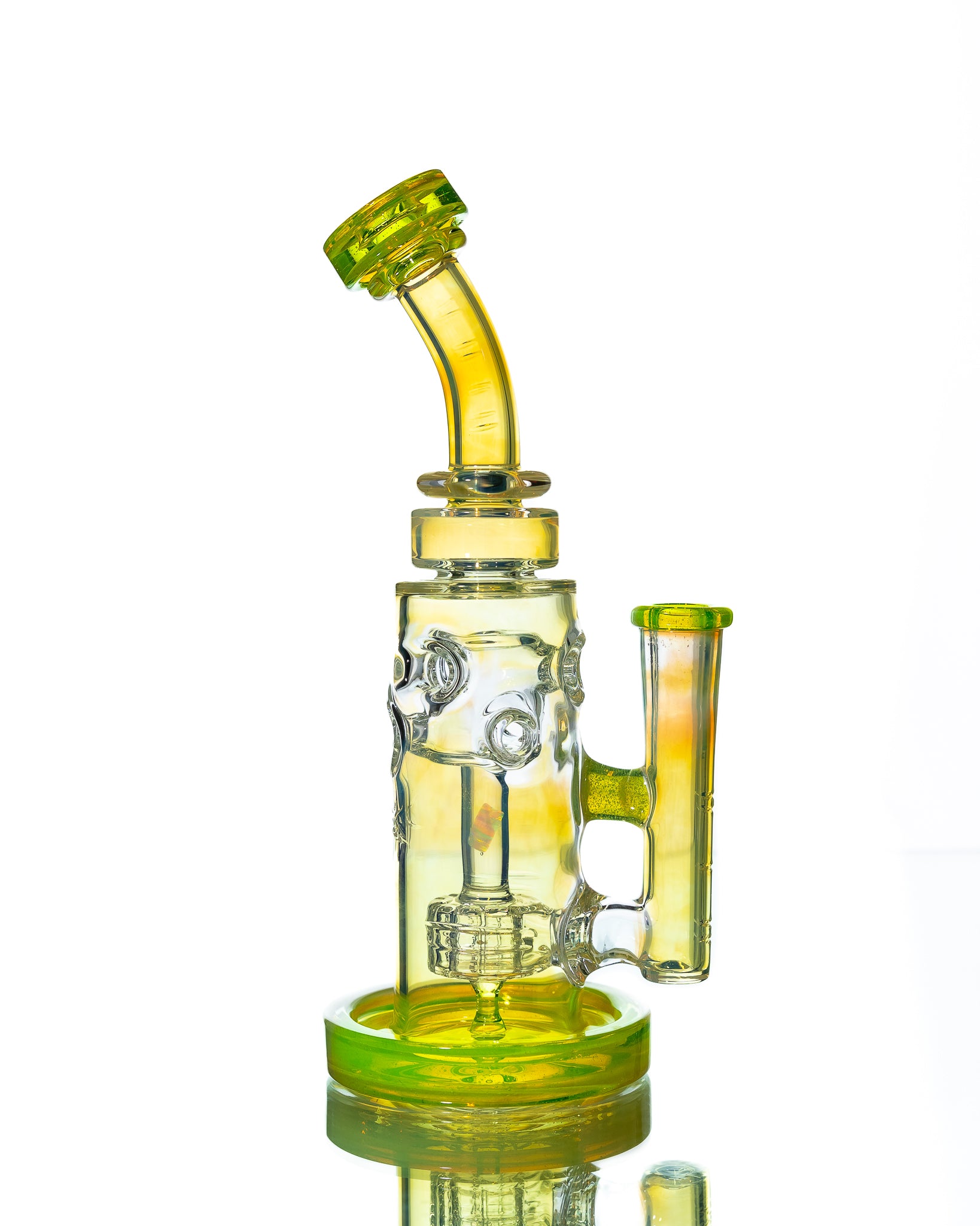 Bronx Glass - Rig - Yellow & Light Green