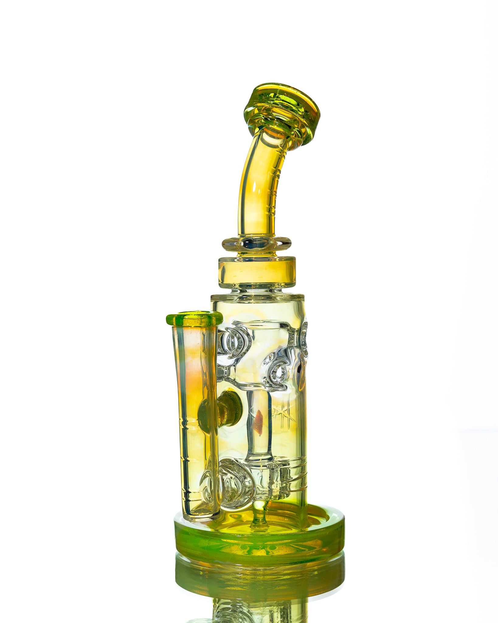 Bronx Glass - Rig - Yellow & Light Green