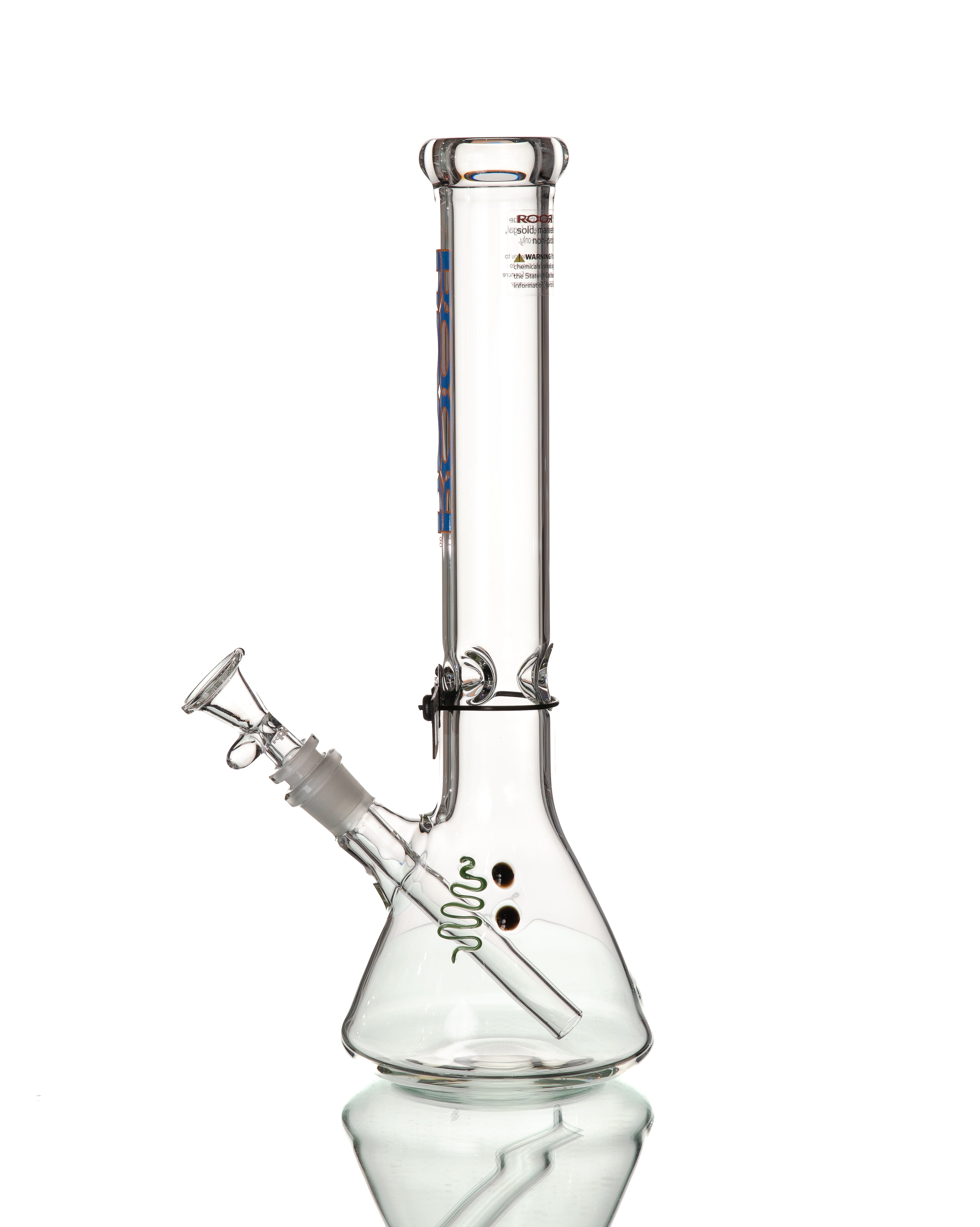 ROOR - 14" Classic Beaker - Orange & Blue