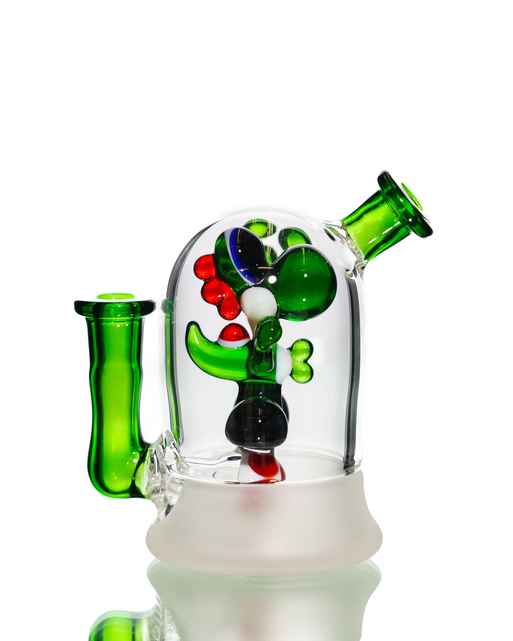 Mitzel Glass - Green Trapped Yoshi #264
