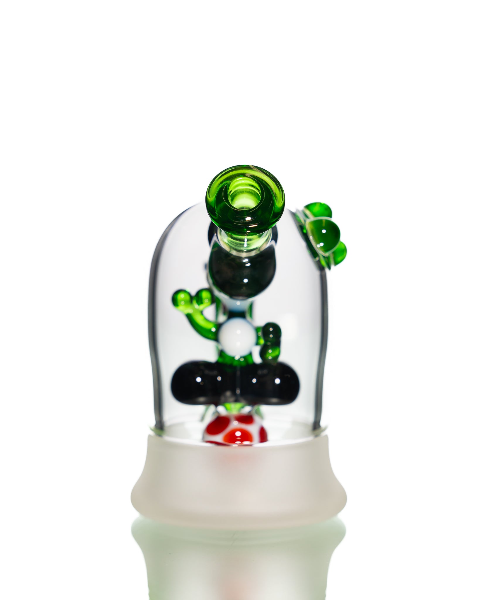Mitzel Glass - Green Trapped Yoshi #264