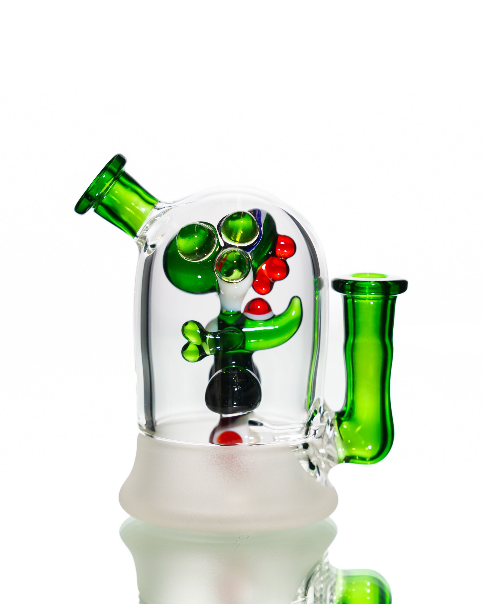 Mitzel Glass - Green Trapped Yoshi #264