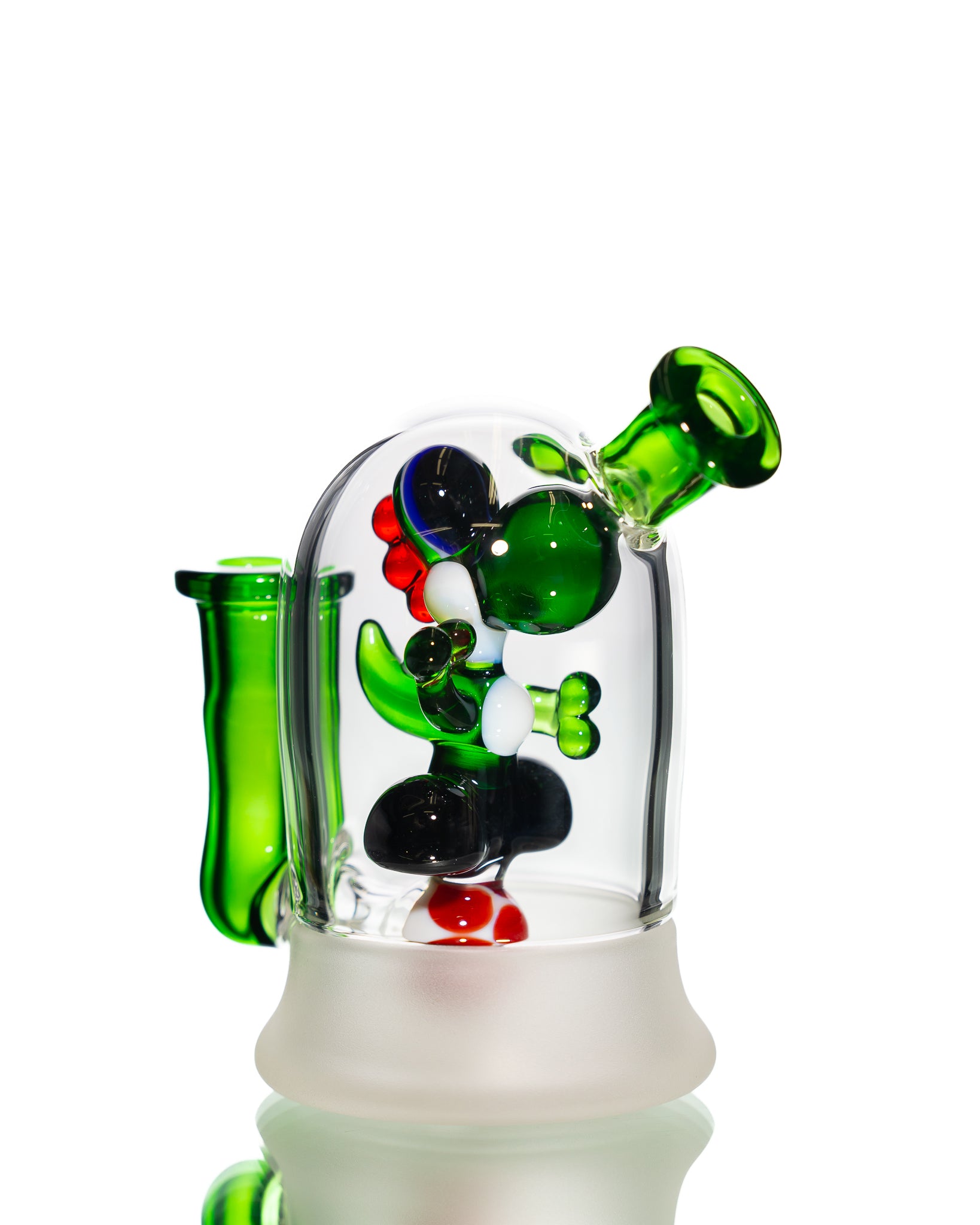 Mitzel Glass - Green Trapped Yoshi #264