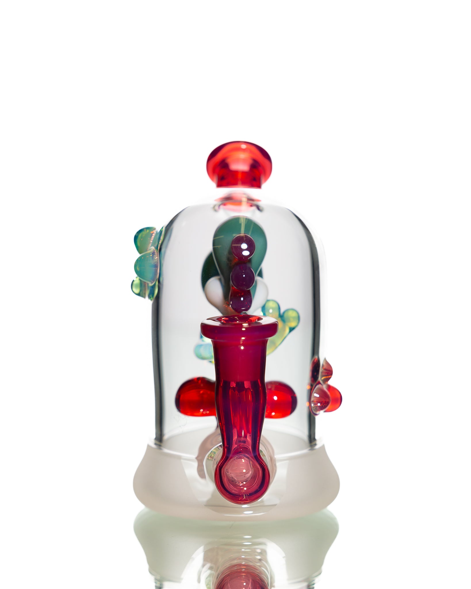 Mitzel Glass - Blue/Pink Trapped Yoshi #268