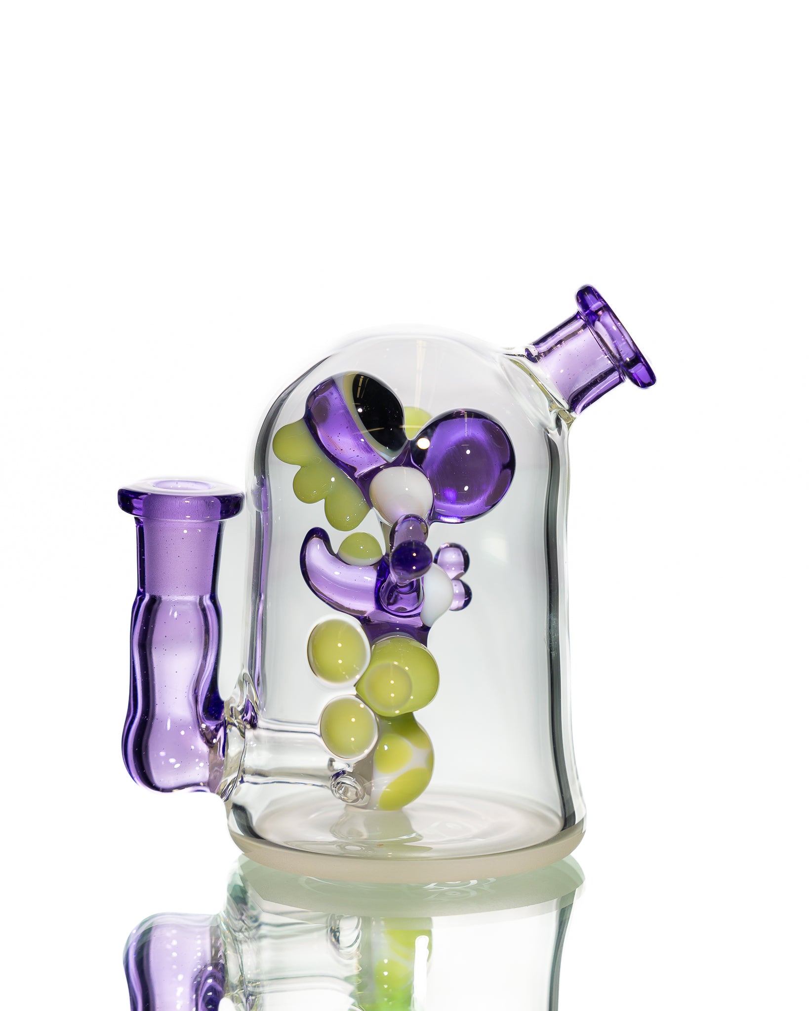 Mitzel Glass - Purple/Green Trapped Yoshi  #270