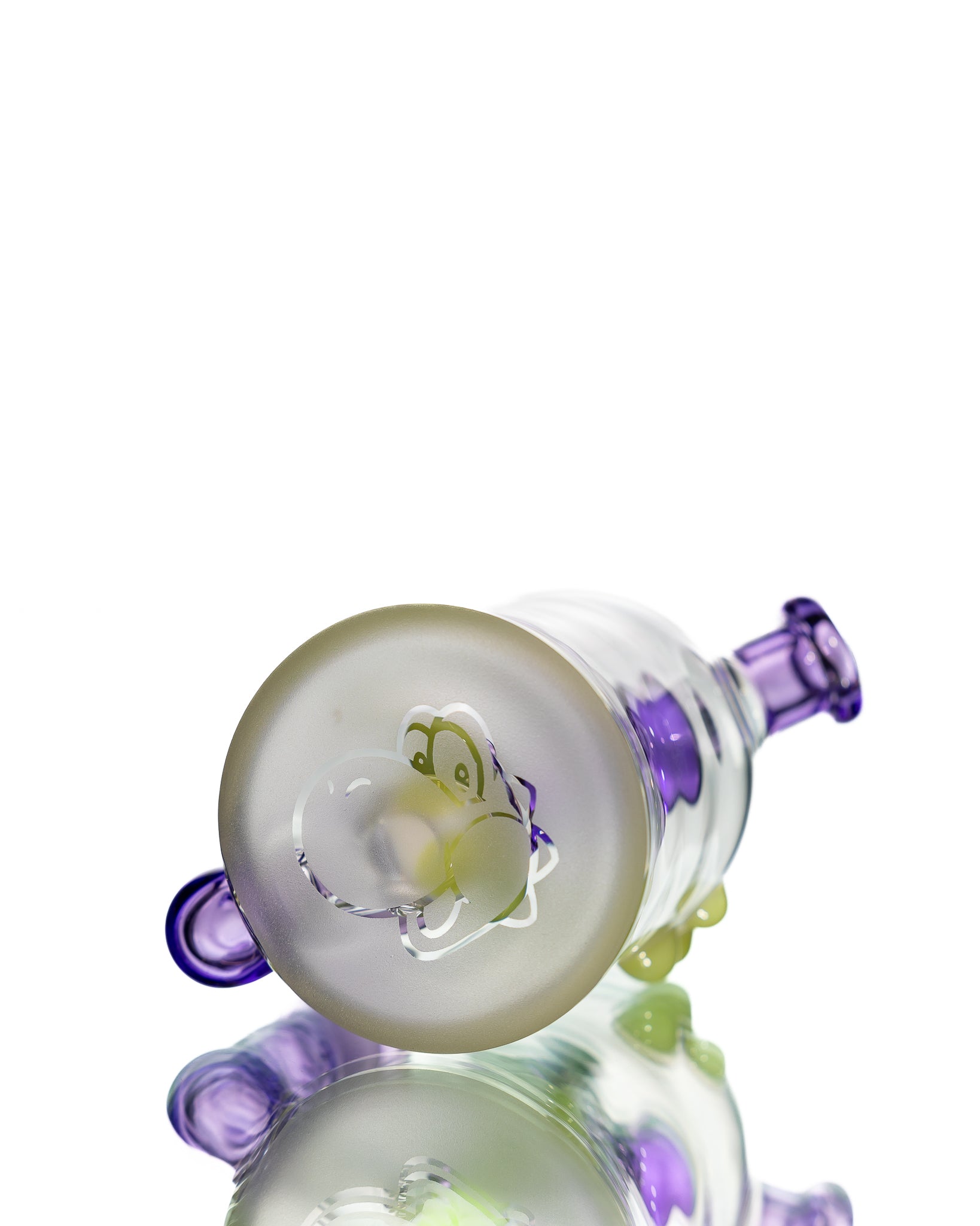 Mitzel Glass - Purple/Green Trapped Yoshi  #270