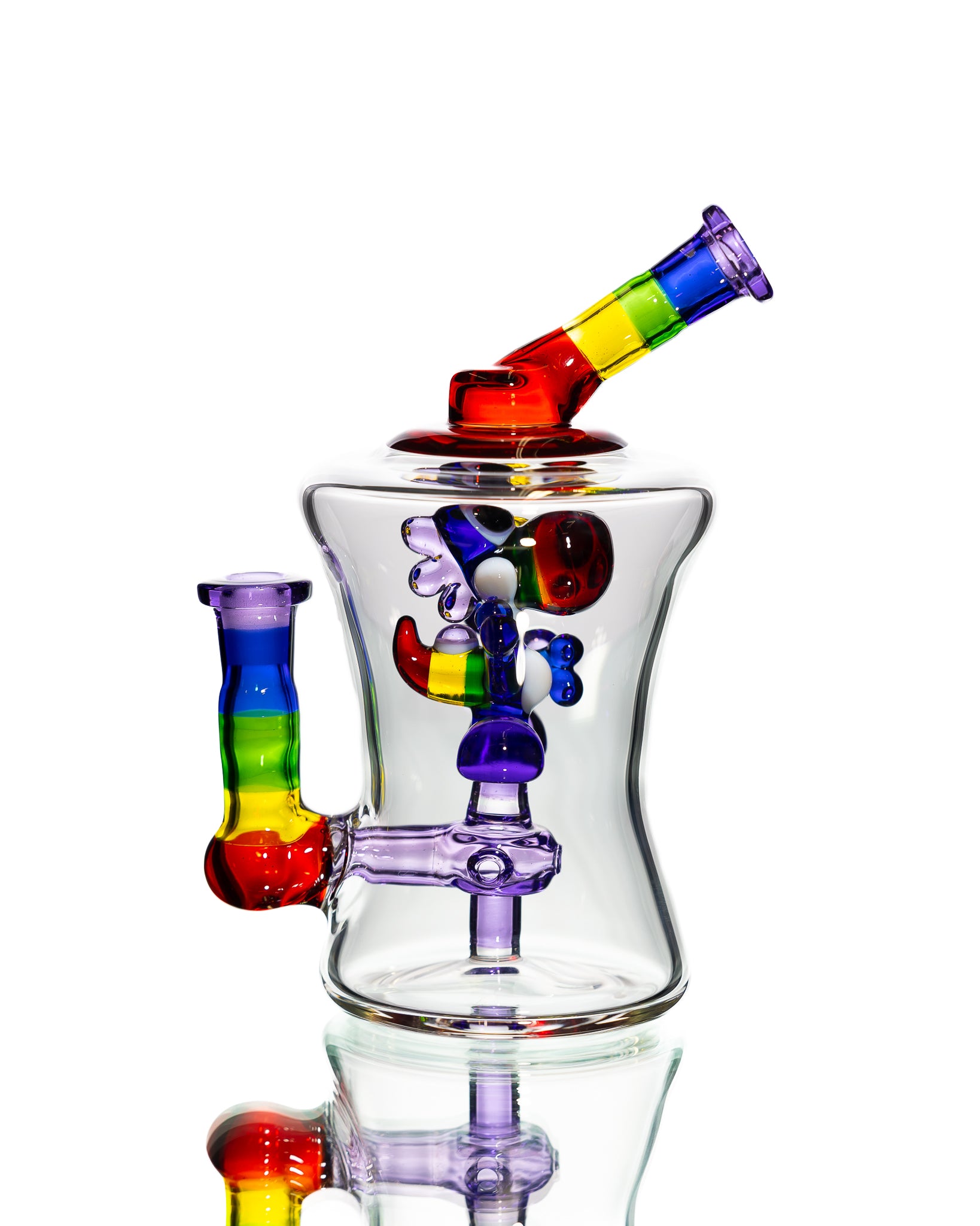 Mitzel Glass - Rainbow Trapped Yoshi  #271