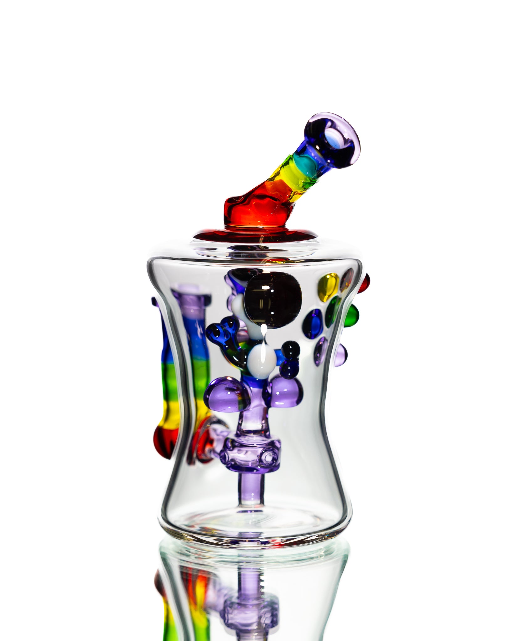 Mitzel Glass - Rainbow Trapped Yoshi  #271