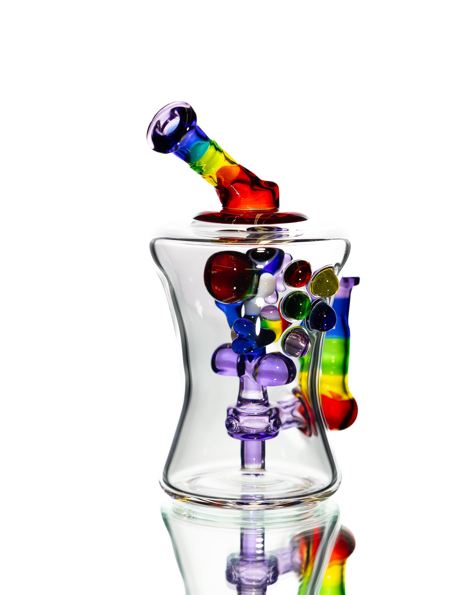 Mitzel Glass - Rainbow Trapped Yoshi  #271