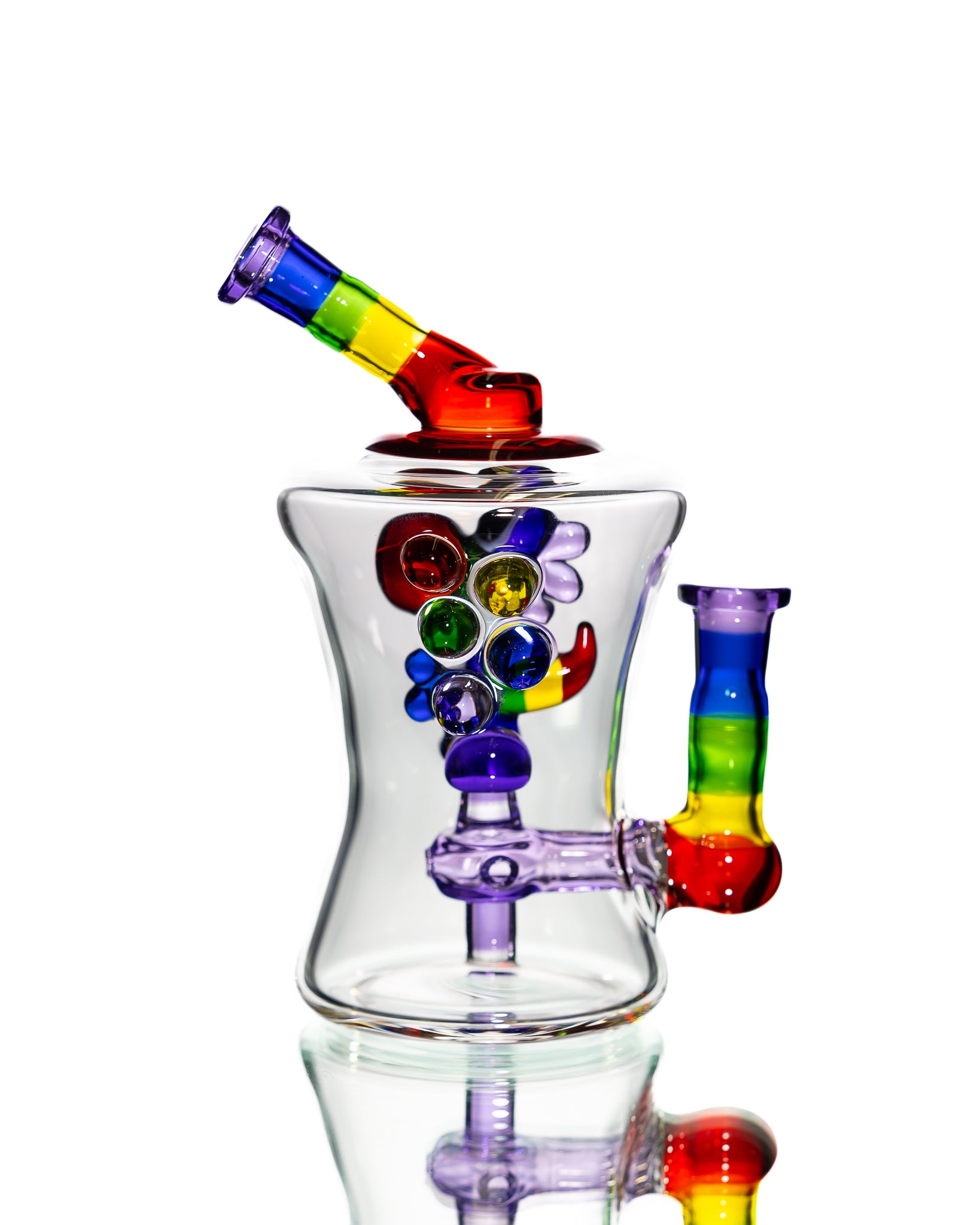 Mitzel Glass - Rainbow Trapped Yoshi  #271
